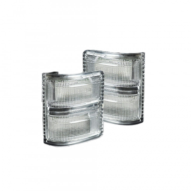 6.4 | 6.7 Powerstroke Amber LED Clear Lens Mirror Lights Recon 264140CL